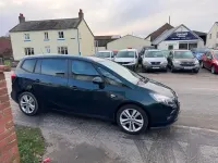 Used Vauxhall Zafira SRi 170 HP (125 kW) 2014 Green MPV