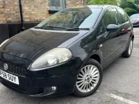 Used Fiat Grande Punto 2008 Black Hatchback