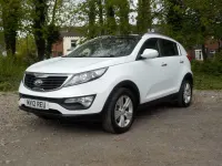 Begagnad Kia Sportage 115 HK (84 kW) 2012 Vit SUV