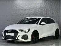 Used Audi A3 S-Line 110 HP (80 kW) 2020 White Sedan