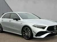 Used Mercedes A35 AMG Edition 306 HP (225 kW) 2025 Metallic paint hightech silver Hatchback