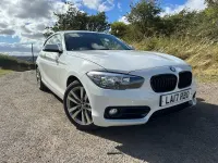 Used BMW 118 Sport Line 150 HP (110 kW) 2017 White Hatchback