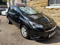 Used Vauxhall Corsa Design Edition 90 HP (66 kW) 2017 Black Hatchback