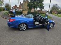 Used Mercedes E350 2010 Blue Cabriolet