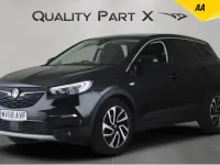 Used Vauxhall Grandland X Elite 130 HP (95 kW) 2018 Black SUV