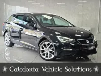 Used Seat Leon ST FR 125 HP (91 kW) 2018 Black Estate