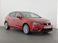 Begagnad Seat Leon SE Dynamic 130 HK (95 kW) 2019 Röd Halvkombi