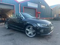 Used Audi A3 Cabriolet S-Line 180 HP (132 kW) 2015 Black Cabriolet
