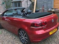 Used VW Golf Cabriolet GT 160 HP (117 kW) 2012 Red Cabriolet