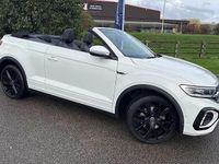 Used VW T-Roc Cabriolet R-line 150 HP (110 kW) 2024 White Cabriolet