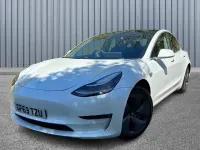 Used Tesla Model 3 Long Range AWD 366 kW (498 HP) 2019 White Sedan