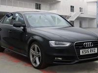 Used Audi A4 S-Line 177 HP (130 kW) 2015 Black Sedan