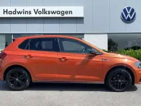 Used VW Polo R-line 110 HP (80 kW) 2021 Orange Hatchback
