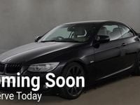 Used BMW 320 Cabriolet Sport Line 2012 Black Cabriolet