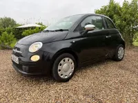 Used Fiat 500 Pop 69 HP (50 kW) 2010 Black Hatchback