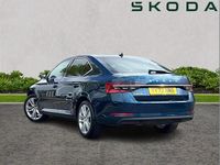 Used Skoda Superb SE L 150 HP (110 kW) 2023 Petrol blue metallic Hatchback