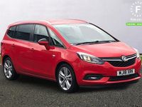 Used Vauxhall Zafira SRi 140 HP (102 kW) 2018 Red MPV