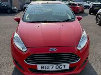 Used Ford Fiesta Zetec 82 HP (60 kW) 2017 Red Hatchback