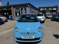 Second-hand Fiat 500 Pop 69 CP (50 kW) 2013 Albastru Cabrio