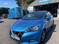Used Nissan Micra Acenta Limited Edition 90 HP (66 kW) 2019 Blue Hatchback