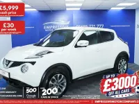 Used Nissan Juke Tekna 2015 White SUV