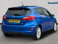 Used Ford Fiesta Titanium 125 HP (91 kW) 2021 Blue Hatchback