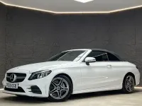 Usado Mercedes C220 AMG line 194 HP (142 kW) 2019 Branco Cabrios