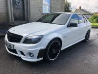 Used Mercedes C63 AMG 2010 White Sedan