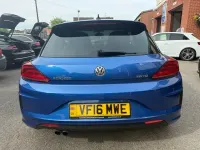 Used VW Scirocco R-line 180 HP (132 kW) 2016 Blue Coupe