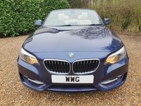 Used BMW 220 Sport Line 2015 Blue Cabriolet