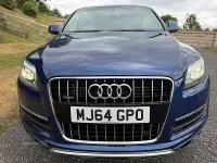 Used Audi Q7 S-Line 245 HP (180 kW) 2014 Blue SUV