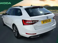 Used Skoda Superb SportLine 150 HP (110 kW) 2019 White Estate