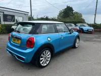 Begagnad Mini Cooper S Hatch 2015 Blå Halvkombi