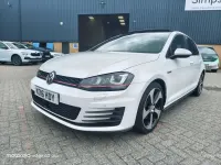 Used VW Golf VII GTI 220 HP (161 kW) 2016 White Hatchback