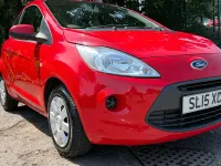 Used Ford Ka 69 HP (50 kW) 2015 Red Hatchback