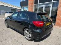 Used Mercedes A160 AMG line 102 HP (75 kW) 2018 Black Hatchback