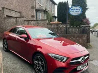 Used Mercedes CLS350 AMG line 281 HP (206 kW) 2019 Red Coupe