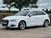 Used Audi A3 Sport 150 HP (110 kW) 2017 White Hatchback