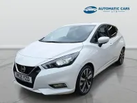Used Nissan Micra Tekna 92 HP (67 kW) 2021 White Hatchback