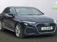 Used Audi A3 Sportback e-tron S-Line 204 HP (150 kW) 2021 Blue Hatchback