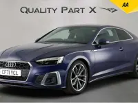 Used Audi A5 S-Line 204 HP (150 kW) 2022 Blue Coupe