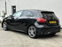 Used Mercedes A200 AMG line 136 HP (100 kW) 2017 Black Hatchback