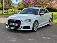 Used Audi A3 S-Line 116 HP (85 kW) 2018 White Sedan