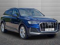 Begagnad Audi Q7 S-Line 286 HK (210 kW) 2020 Blå SUV