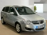 Used Vauxhall Zafira Design Edition 2010 Silver MPV