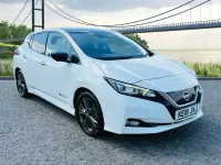 Used Nissan Leaf Tekna 110 kW (150 HP) 2018 White Hatchback