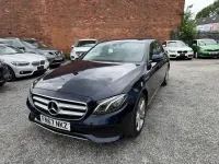 Used Mercedes E350 SE 2017 Blue Sedan