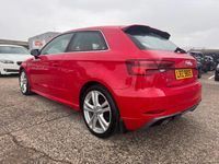 Used Audi A3 S-Line 110 HP (80 kW) 2017 Misano red Hatchback
