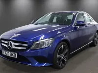 Used Mercedes C200 Premium 2020 Blue Sedan