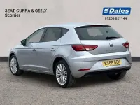 Used Seat Leon SE Dynamic 108 HP (79 kW) 2018 Silver Hatchback